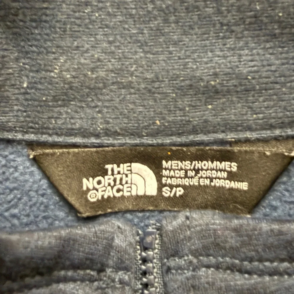 The North Face Mens  Full Zip Fleece Jacket Navy Blue Small FF22‎